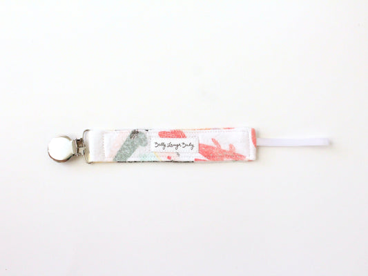 Fish Pacifier Clip | Fabric Pacifier Clip | Pacifier Holder | Stainless Steel Clip | Binky Clip | CPSC Compliant
