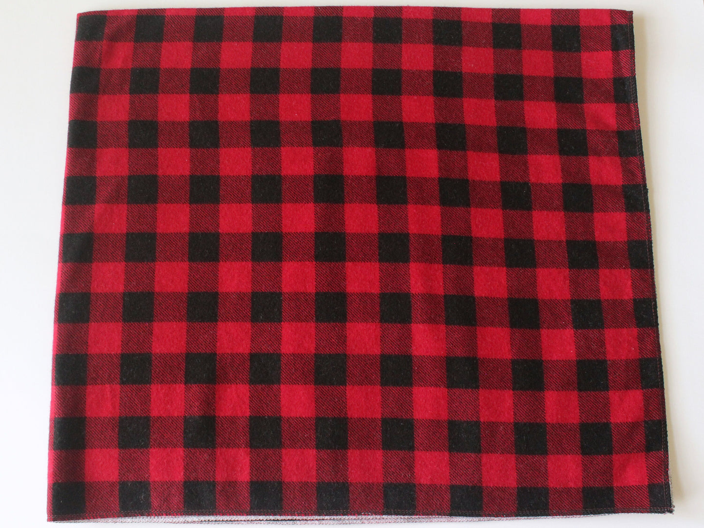 Red Buffalo Check Extra Large Flannel Receiving Blanket Swaddle | Gender Neutral Baby Shower Gift | CPSC Compliant