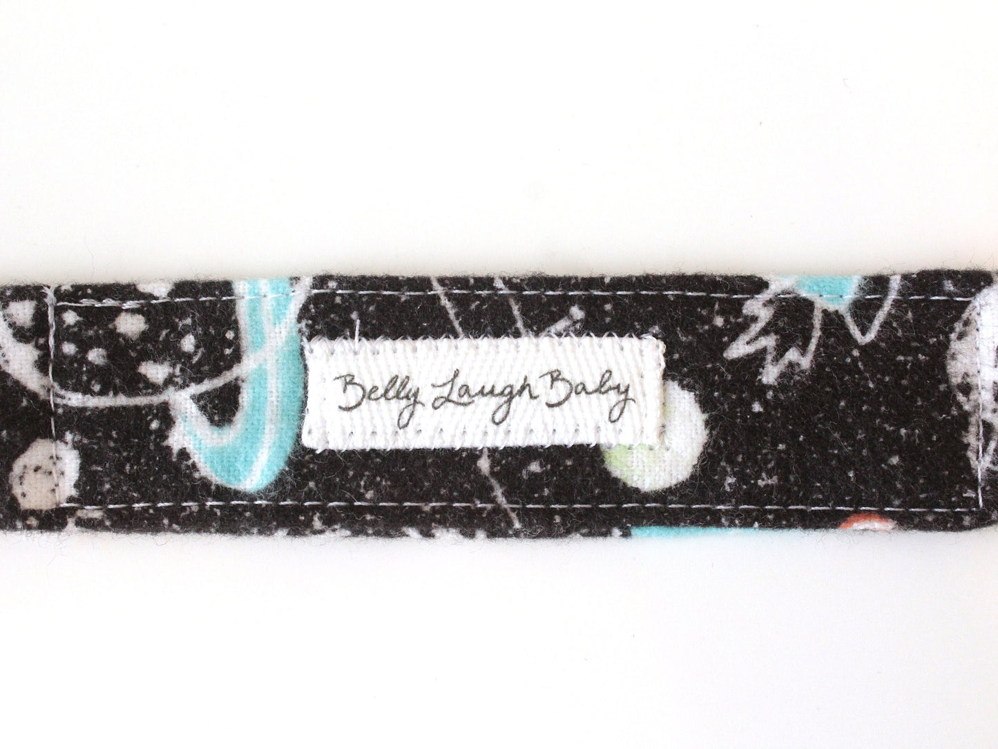 Space Galaxy Flannel Pacifier Clip Gender Neutral | Baby Gift | Soother Leash Binky Holder | CPSC Compliant